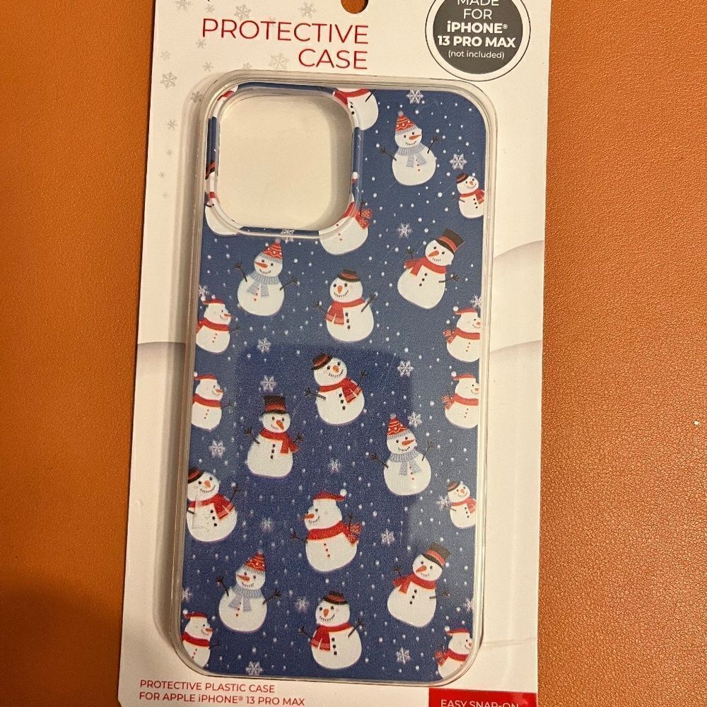 NEW Xtreme Protective Case Made For iPhone 13 PRO MAX Holiday Theme NIP Snowmen